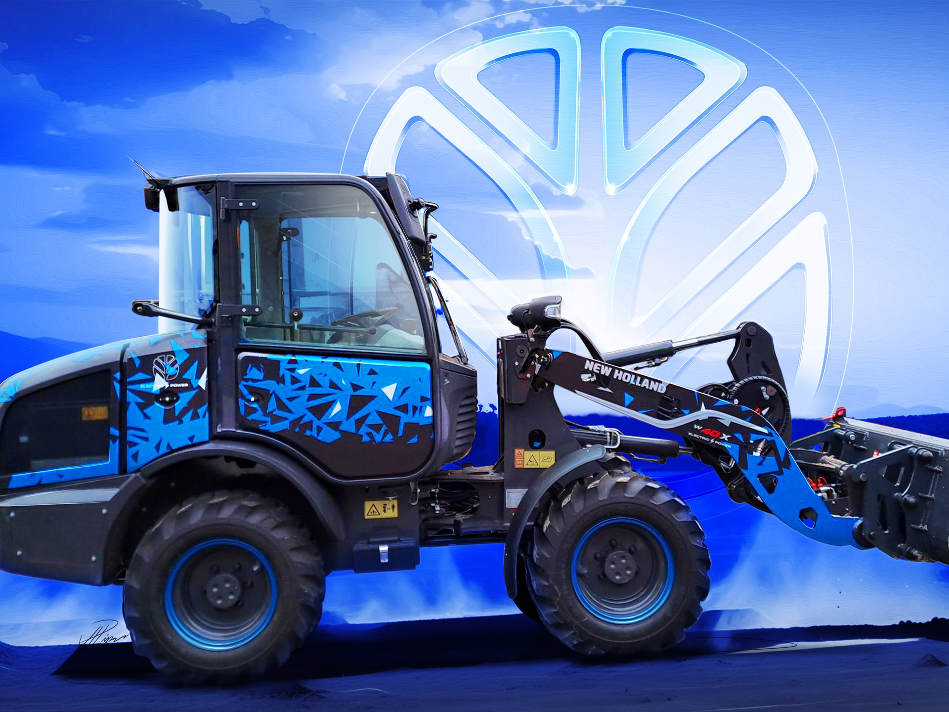 New Holland спечели наградата GOOD DESIGN® с W40X Electric Power