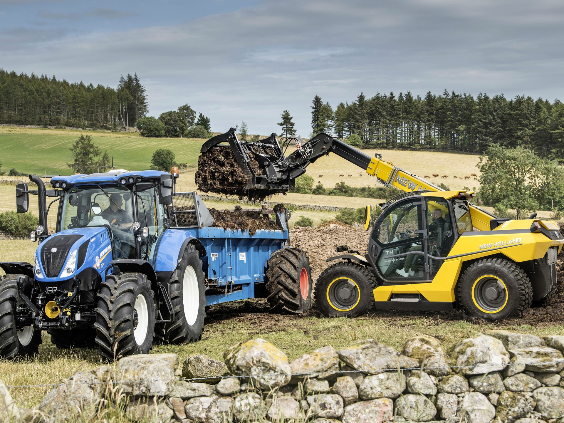 Хибриден прототип телескопичен товарач предлага практична и устойчива мощност за обработка на материали