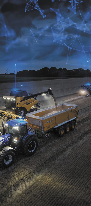 Перфектно свързани с прецизно земеделие от New Holland.